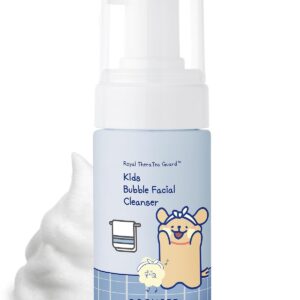 Kids' Bubble Facial Cleanser x Maltese - Korean Kids Low pH Bubble Foam Face Wash - Gentle Cleansing & Hydrating with Panthenol and Amino Acids - Allergen Free Scent, 3.38 fl.oz.