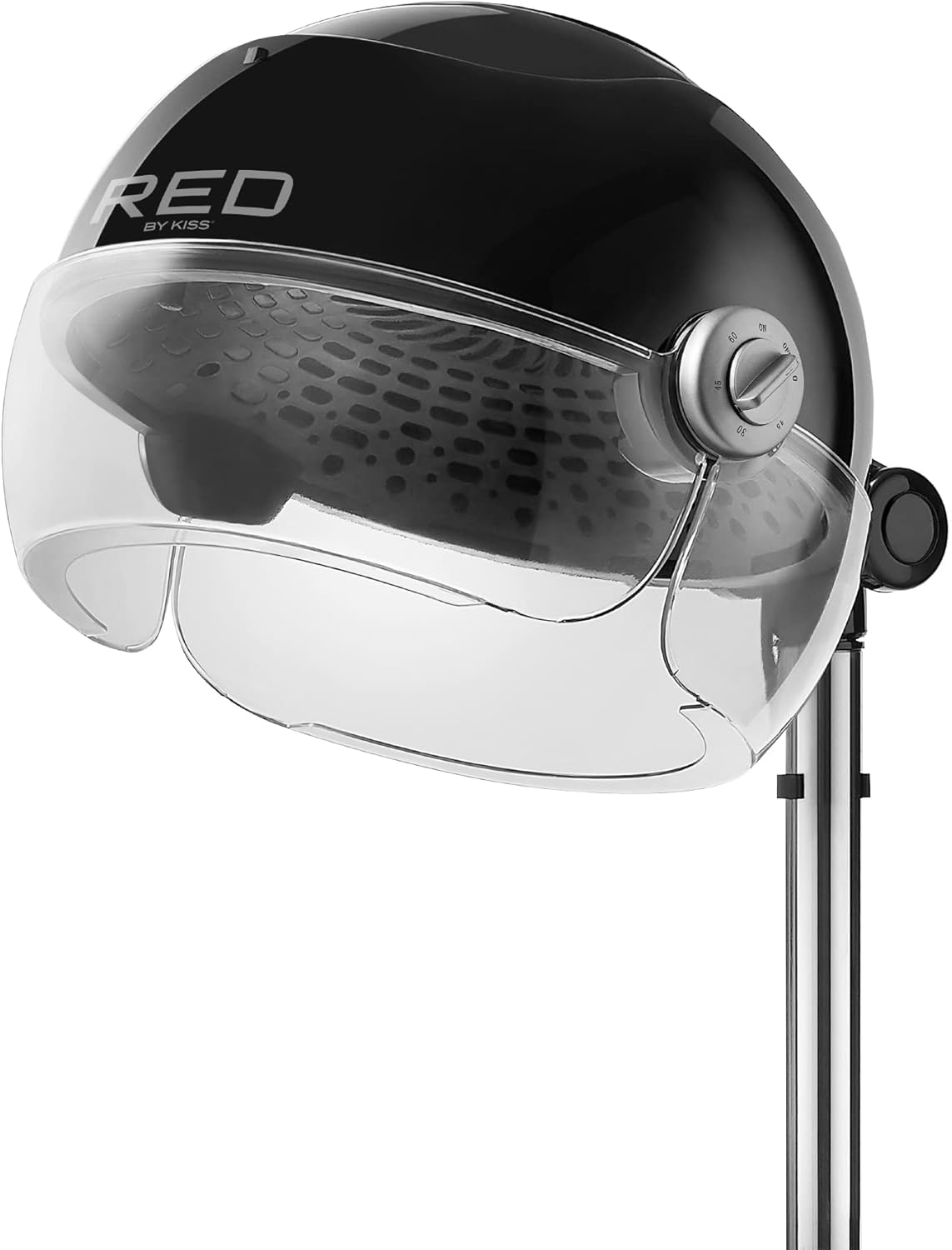 RED by Kiss 3000 Ceramic Stand Hood Dryer Digital Timer Adjustable Height 3 Temp Settings Home Salon - Image 7