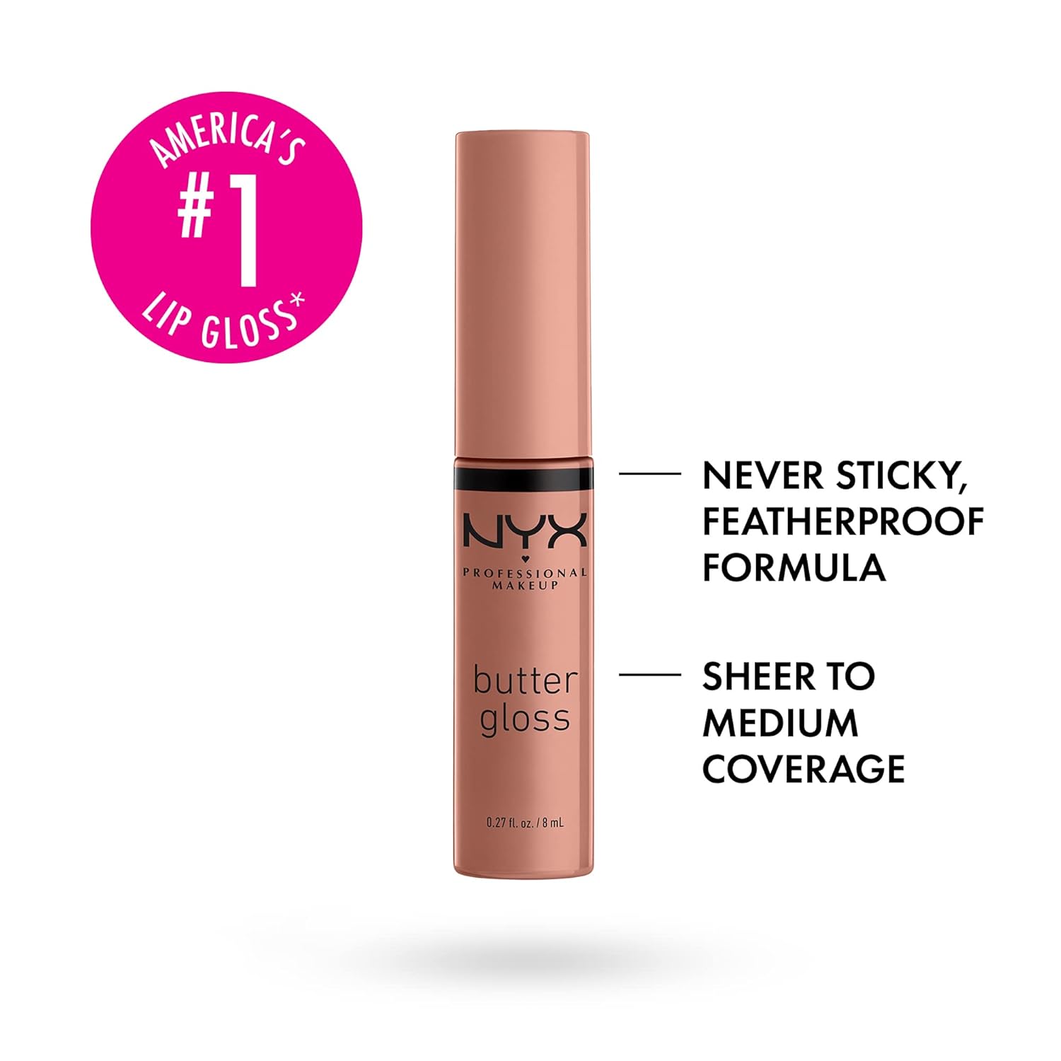 NYX PROFESSIONAL MAKEUP London Soft Matte Lip Cream & Madeleine Butter Gloss - Mid-Tone Lip Colors - Image 6
