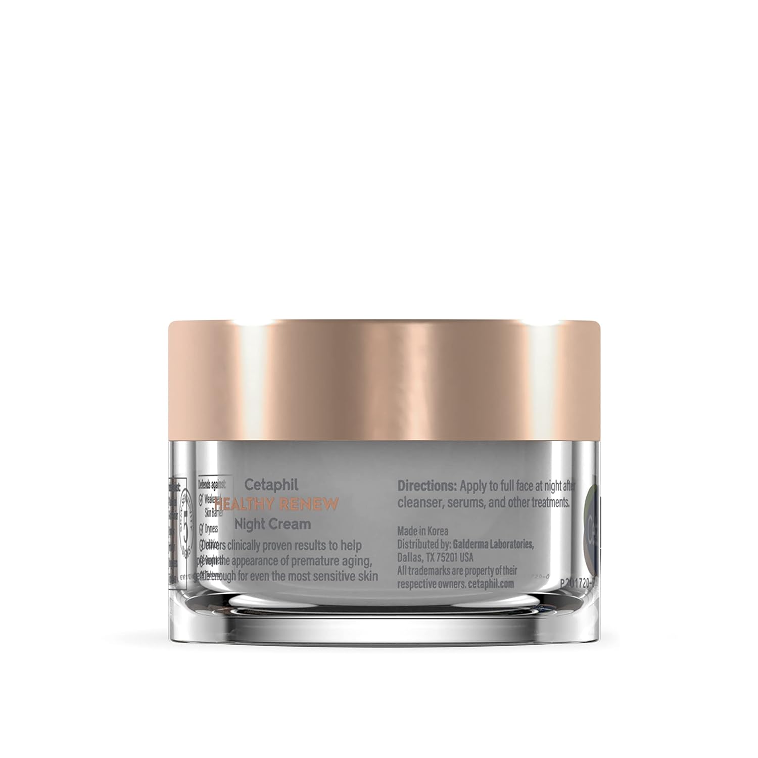 Cetaphil Healthy Renew 1.7 Oz Skin Tightening Night Cream for Sensitive Skin Fragrance Free - Image 10