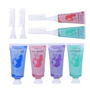 Hair Chalk for Girls Washable,Temporary Hair Dye Wax Kit for Kids& Adults,4 PCS Temporary Hair Color for Boys & Girls, Girl Gifts for 6 7 8 9 10 11 12 13 Year Old Girls Birthday Gifts