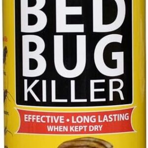 Harris HDE-8 Bed Bug Powder Diatomaceous Earth, 8oz, Yellow