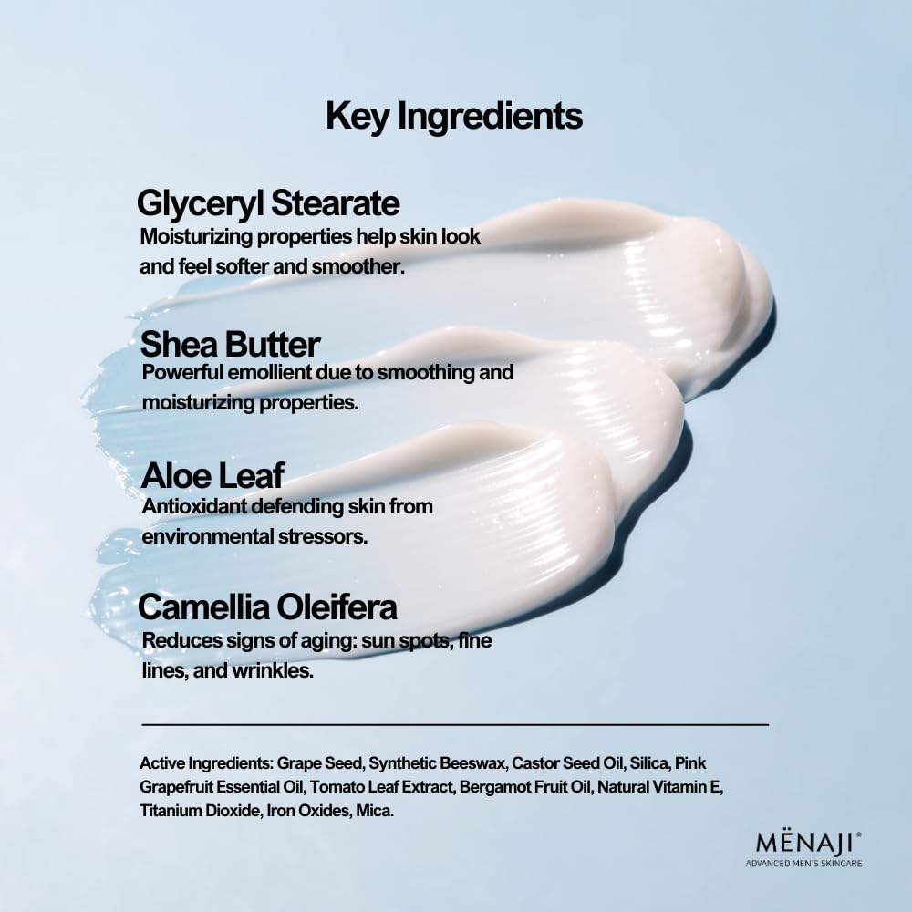 MËNAJI Liquid Powder Shine Eliminator- Moisturizer & Lightweight Liquid Primer Powder for Men - Mens Makeup- Transparent - 1.25 Oz - Image 2