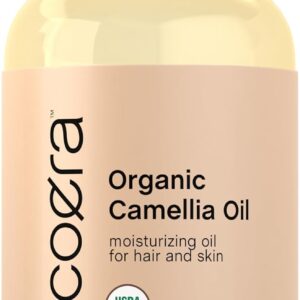 TiktokCoera Camellia Oil | 8 fl oz (Pack of 1) | Certified Organic | Moisturizing Oil for Hair and Skin | Free of Parabens, SLS, & Fragrances
