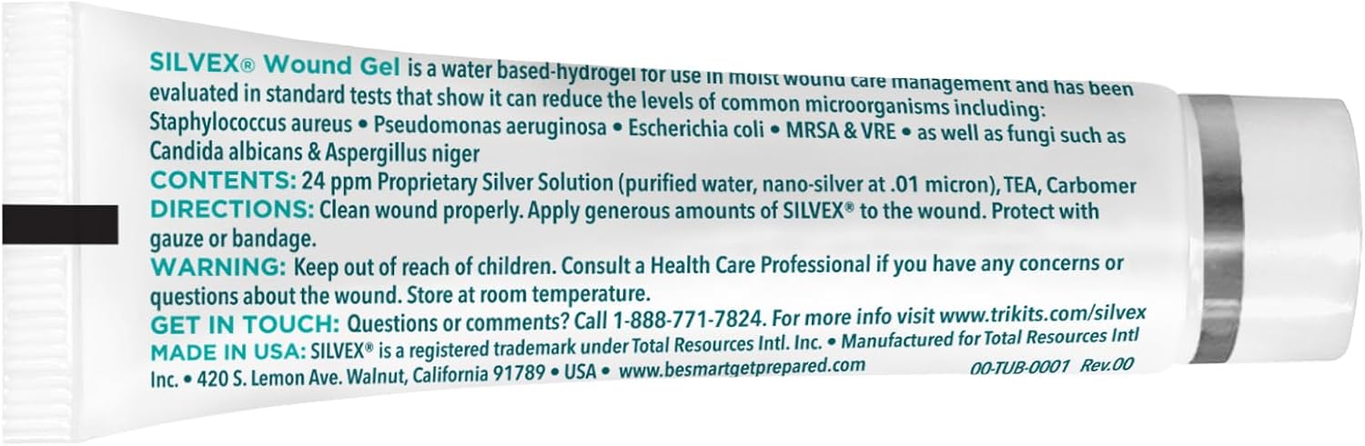 SILVEX Wound Gel 2 oz for Fast Healing and Gentle Pain Relief - Image 3