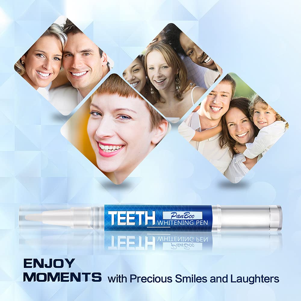 Teeth Whitening Pen, Use Twice a Day Up to 1-6 Shade Whiter in 1-2 Weeks, 4 No Sensitivity Pens, 70+ Whitening Treatments, Effective, Pain Free and Enamel Safe, Easy to Use at Home Travel, Flavourless - Image 7