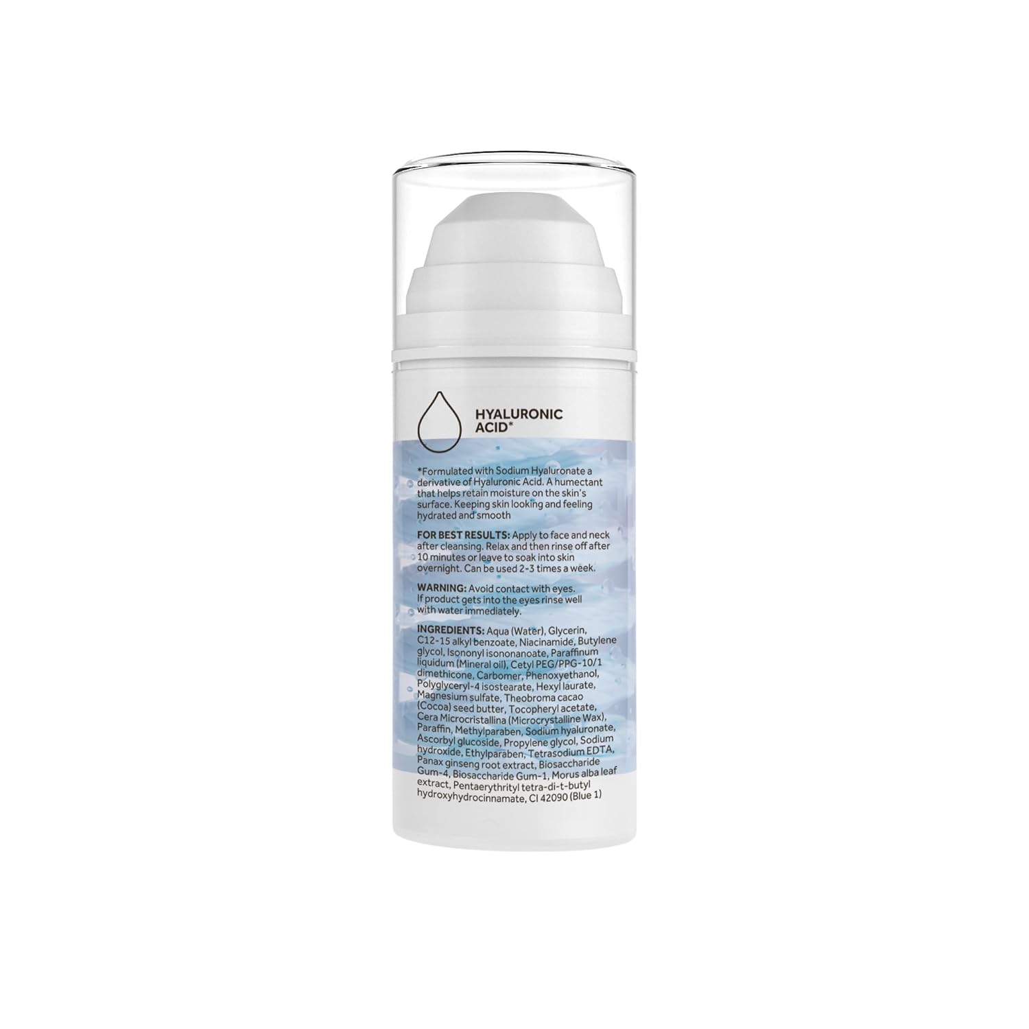 No7 HydraLuminous+ Hydrating Dual Phase Face Mask Hyaluronic Acid Vitamin B3 3.5 Fl Oz - Image 7