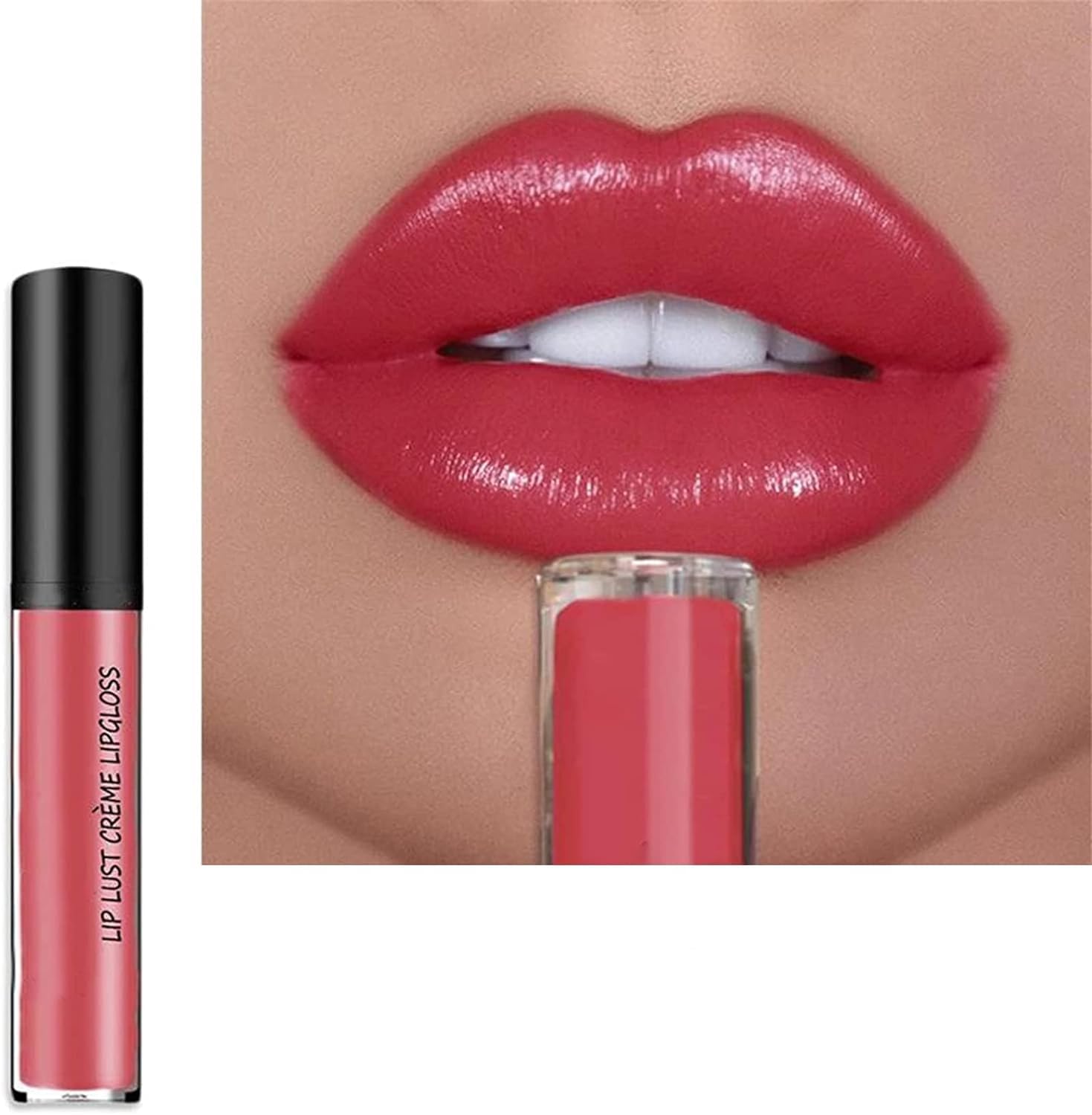 12 Colors Cream Texture Lipstick 2025 New Long Lasting Lipstick Lipgloss Velvet Lip Makeup, Natural Non-Fading Liquid Lip Stick Non-Stick Lip Gloss Hydrating Lip Tint for Women (#01, 2fl oz/6ml)