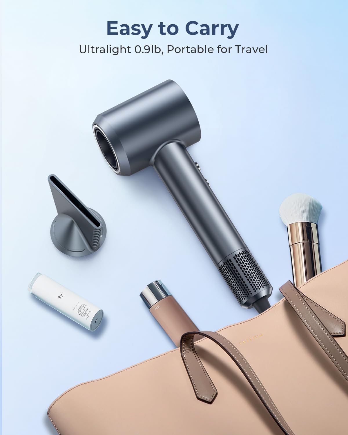150000 RPM High-Speed Ionic Hair Dryer with Magnetic Nozzle for Home Travel - Image 7