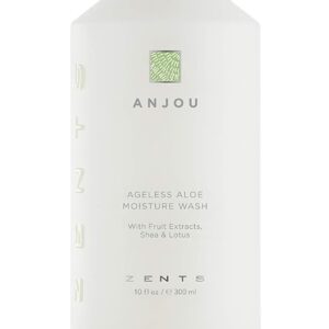 Zents Hand & Body Wash (Anjou Fragrance) | Hydrating Anti-Aging Cleanser with Organic Shea Butter & Aloe for Dry Skin | Gentle & Nourishing | 10 fl oz