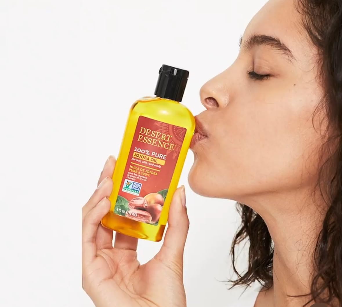 Desert Essence 100% Pure Jojoba Oil – 4 Fl Oz Moisturizer for Hair, Skin & Scalp | Makeup Remover & Aftershave Hydrator, Non-GMO, Vegan, Cold-Pressed, Anti-Flakiness & Non-Clogging Beauty Elixir - Image 6