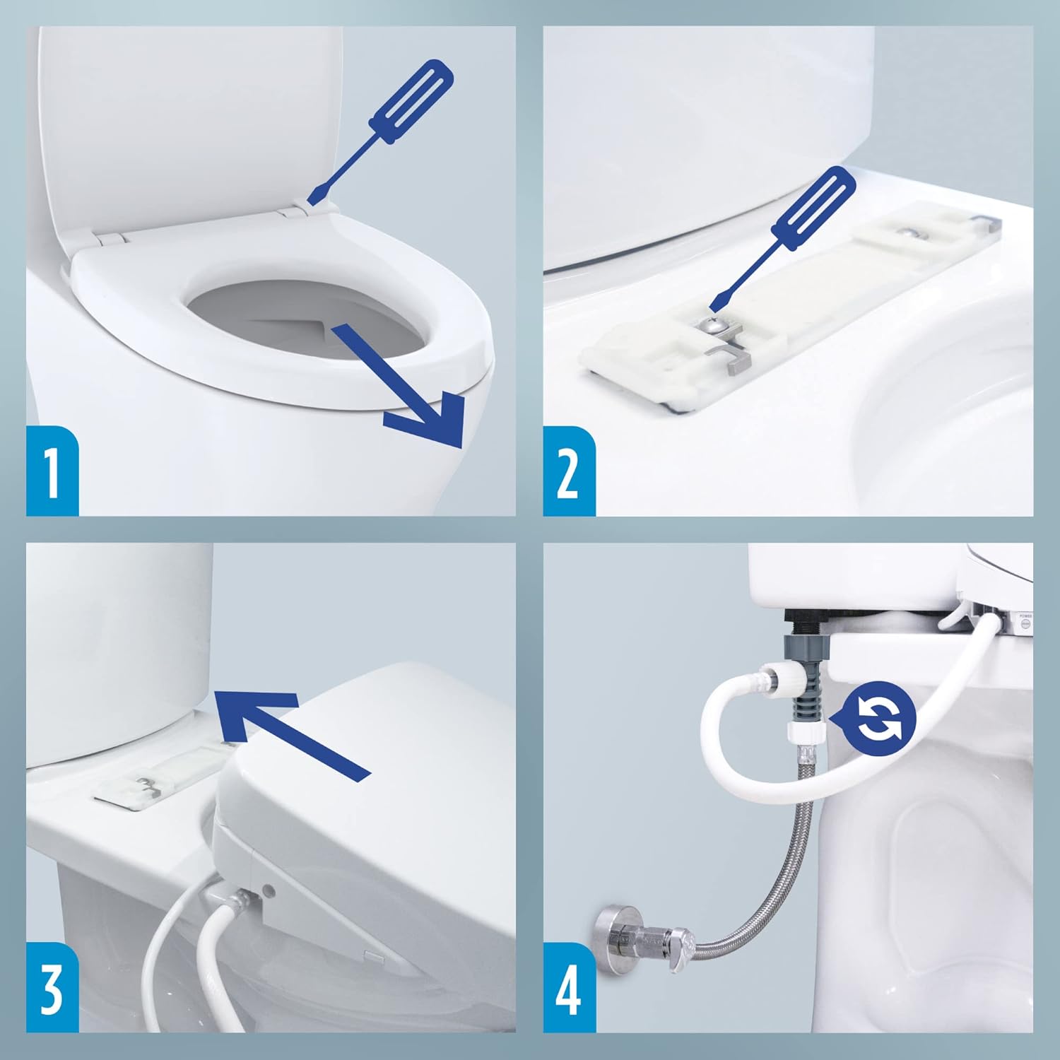 TOTO SW3074#01 WASHLET C2 Electronic Bidet Toilet Seat with PREMIST and EWATER+ Wand Cleaning, Elongated, Cotton White - Image 15