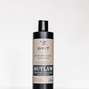 GRIT Goat Milk Bodywash Outlaw | All Natural | Dye-Free Bodywash | Enriched with Nourishing Goat Milk | 16 Fl oz