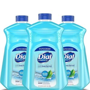 Dial Antibacterial Liquid Hand Soap Refill, Spring Water, 52 fl oz (Pack of 3)
