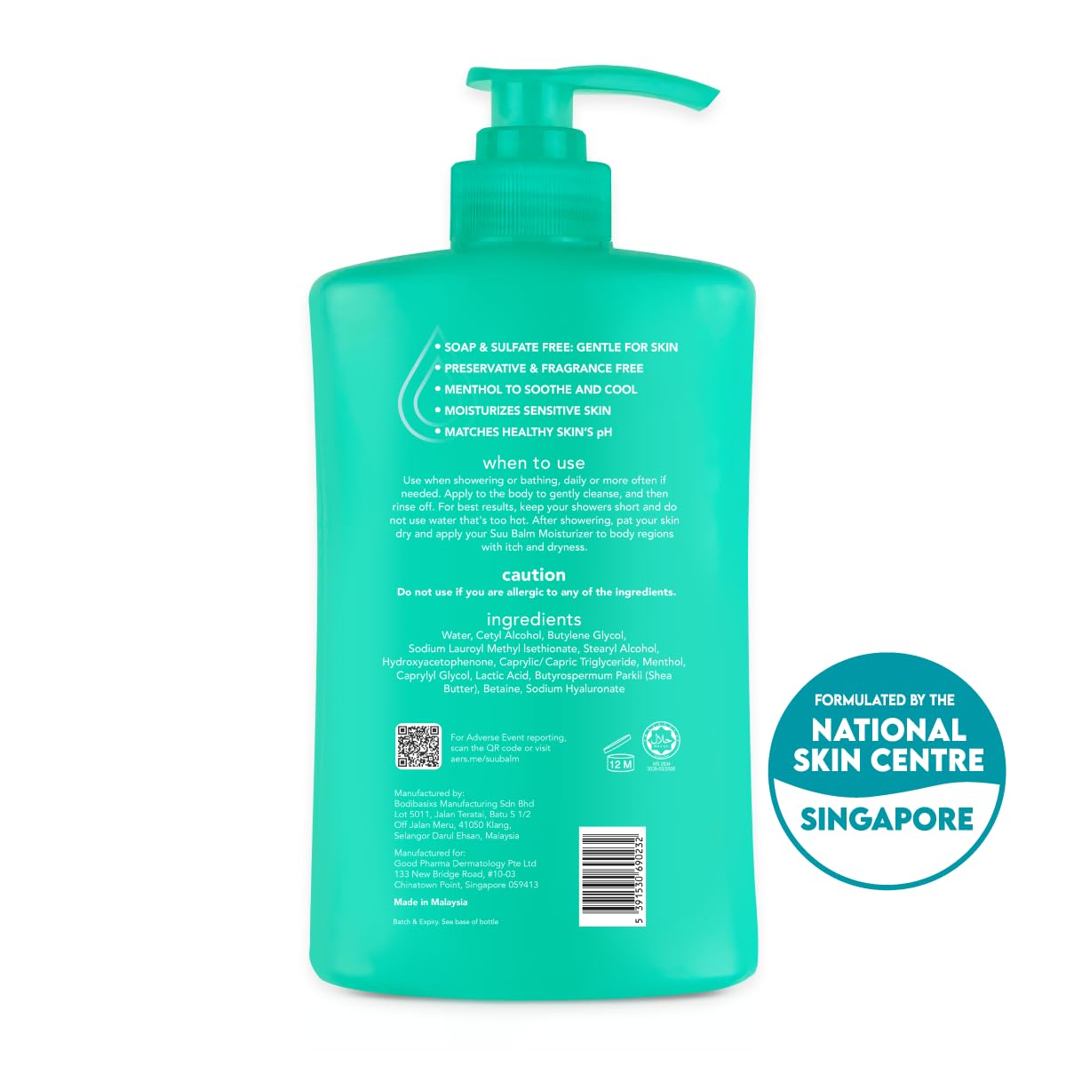 Anti Itch Body Wash, Eczema Bodywash for adults, Psoriasis Body Wash, Moisturising Cleanser for Dry Itchy Skin Relief, Derm-Formulated with Menthol & Shea Butter, Sulfate & Fragrance Free, 28.4 fl oz - Image 6