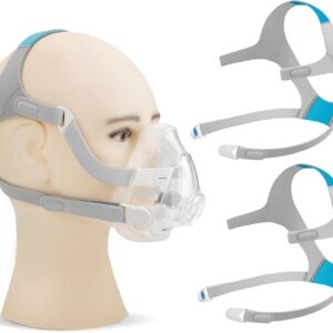 2 Packs Headgear for F20 with Magnetic Clips, Replacement Headgear Straps Compatible with F20 Full Face Mask(Medium)