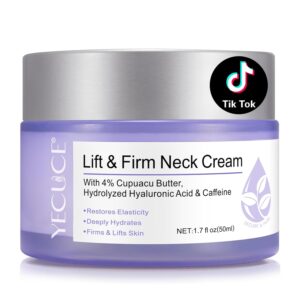 Neck Firming and Tightening Cream - Instant Face Lift Cream for Tightening and Hydrating -Anti-Aging Face Moisturizer for Face-Deeply Hydrates, Firms The Look Of Crepey Texture On The Neck