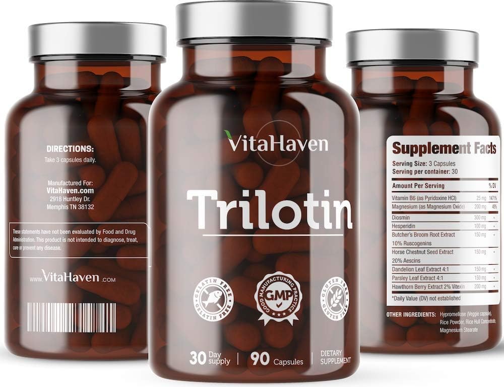 Trilotin Natural Swollen Feet and Ankles Edema Treatment for Men and Women 30ml - Image 9