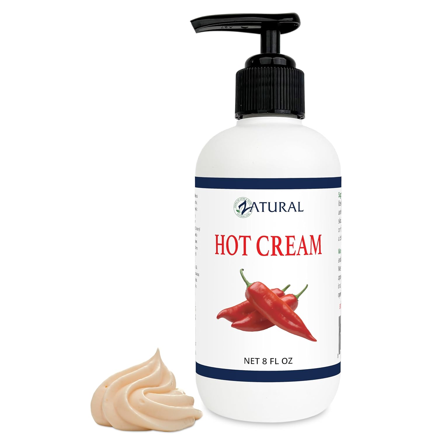 Organic Hot Cream-Cellulite Cream-Muscle Rub-Body Wraps-Belly Fat-Skin Firming & Weight Loss-Professional Therapeutic Grade-Doctor Formulated (Pump)