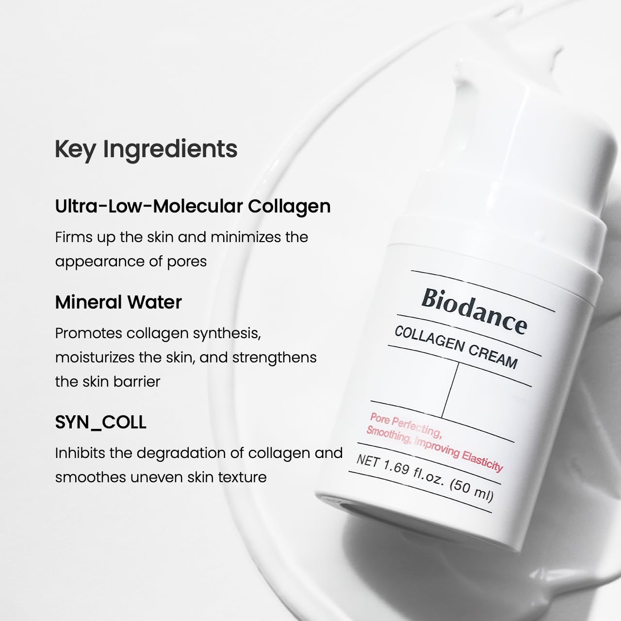 BIODANCE Collagen Cream | Firming Facial Moisturizer with Collagen, Mineral water, Hyaluronic Acid for Face | 1.69 fl.oz, 50ml - Image 3