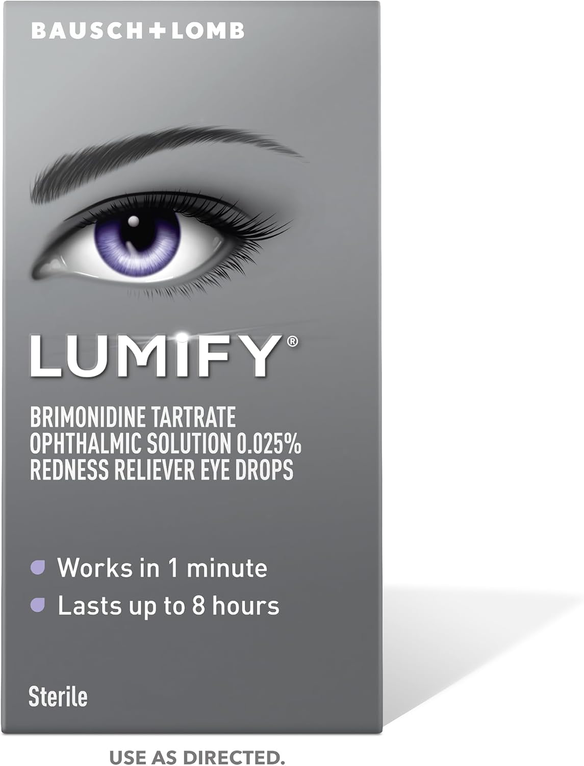 LUMIFY Eye Drops for Red Eyes, Redness Reliever for Brighter Looking Eyes, Works in 1 Minute & Lasts Up to 8 Hours, Eye Drops, 0.25 Fl Oz (7.5mL) - Image 10