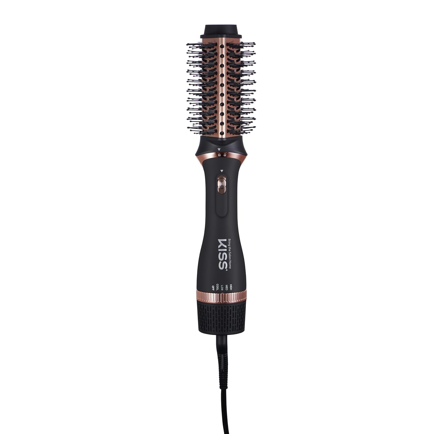 KISS Volume Boosting Hot Air Brush, Maximum Root 3X Ceramic Volumizer & Blow Dryer, One-Step Hair Dryer Brush & Hair Styler, Detachable Waterdrop Shaped Brush Head, Tangle-Free Bristles - Image 8