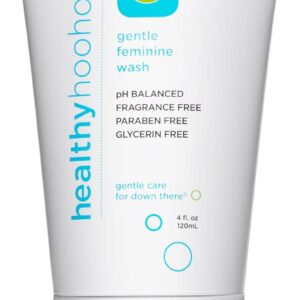 Gentle Feminine Wash for Women, pH Balanced Vulva Cleanser for Sensitive Skin, Plant Based Natural Hygiene, Unscented Vaginal Soap, Paraben and Glycerin Free (4 fl oz)