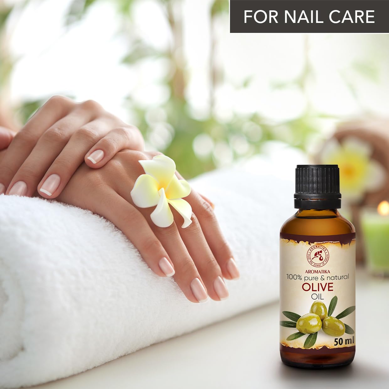 Olive Oil Extra Virgin 1.7 Fl Oz - 100% Pure Unrefined - Best for Hair - Skin - Nails - Lips - Face - Body - Scalp - Great for Beauty - Massage Oil Base - Spa - Olive Oil Cold Pressed - Glass Bottle - Image 8