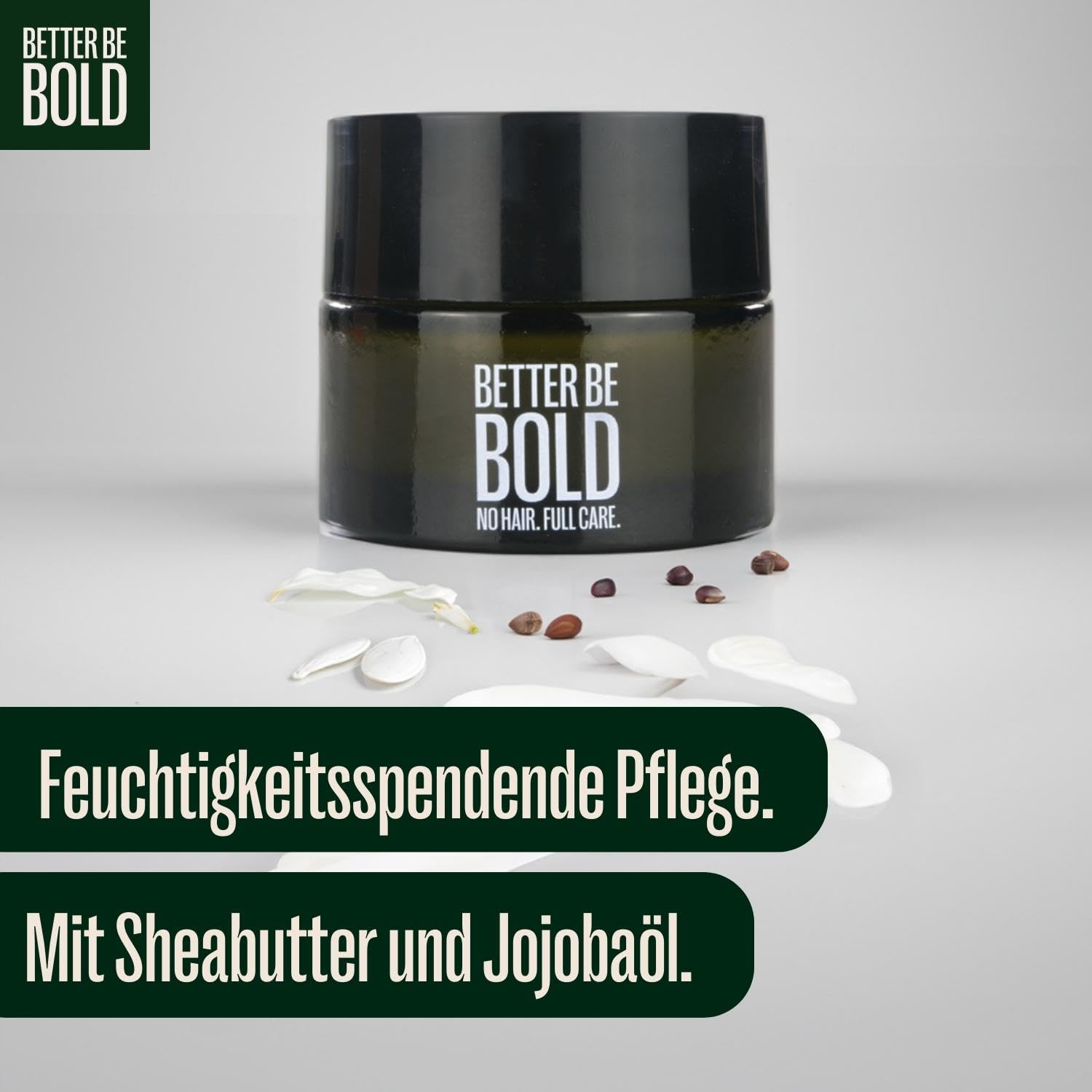 Nourishing bald cream (0-3 mm) with matte effect. Absorbs quickly. Fresh fragrance. Soothing skin after shaving thanks to magnolia extract. Natural and vegan. Made in Germany - Image 7