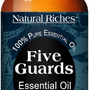 Natural Riches Five Guards Essential Oil Blend for Health Shield Aromatherapy with Clove Cinnamon Lemon Rosemary Eucalyptus Oil - 30ml