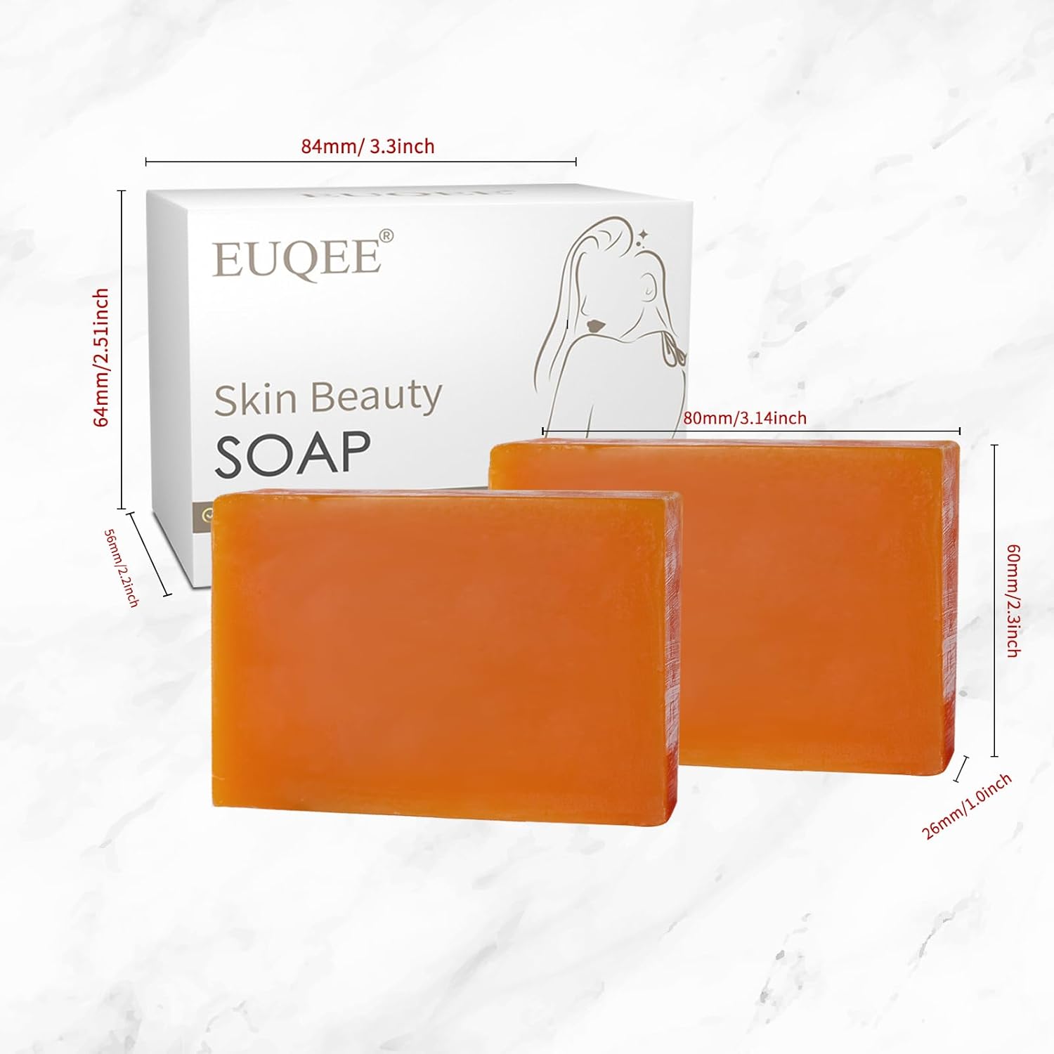 Glutathione Kojic Acid Soap, 5 oz Glutathione Soap Bars with Glutathione, Vitamin C, Collagen for Rejuvenating Skin, Reduces the Appearance of Dark Spots Fine Lines with a Foaming Net- 2 x 142g - Image 10