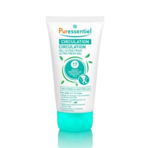 Puressentiel Soothing Gel for Tired Feet, Ankles, Legs - Aromatherapy Lotion with 17 Essential Oils for Body and Skin - Instant, Lasting Relief and Circulation - Natural and Alcohol Free - 4.22 oz