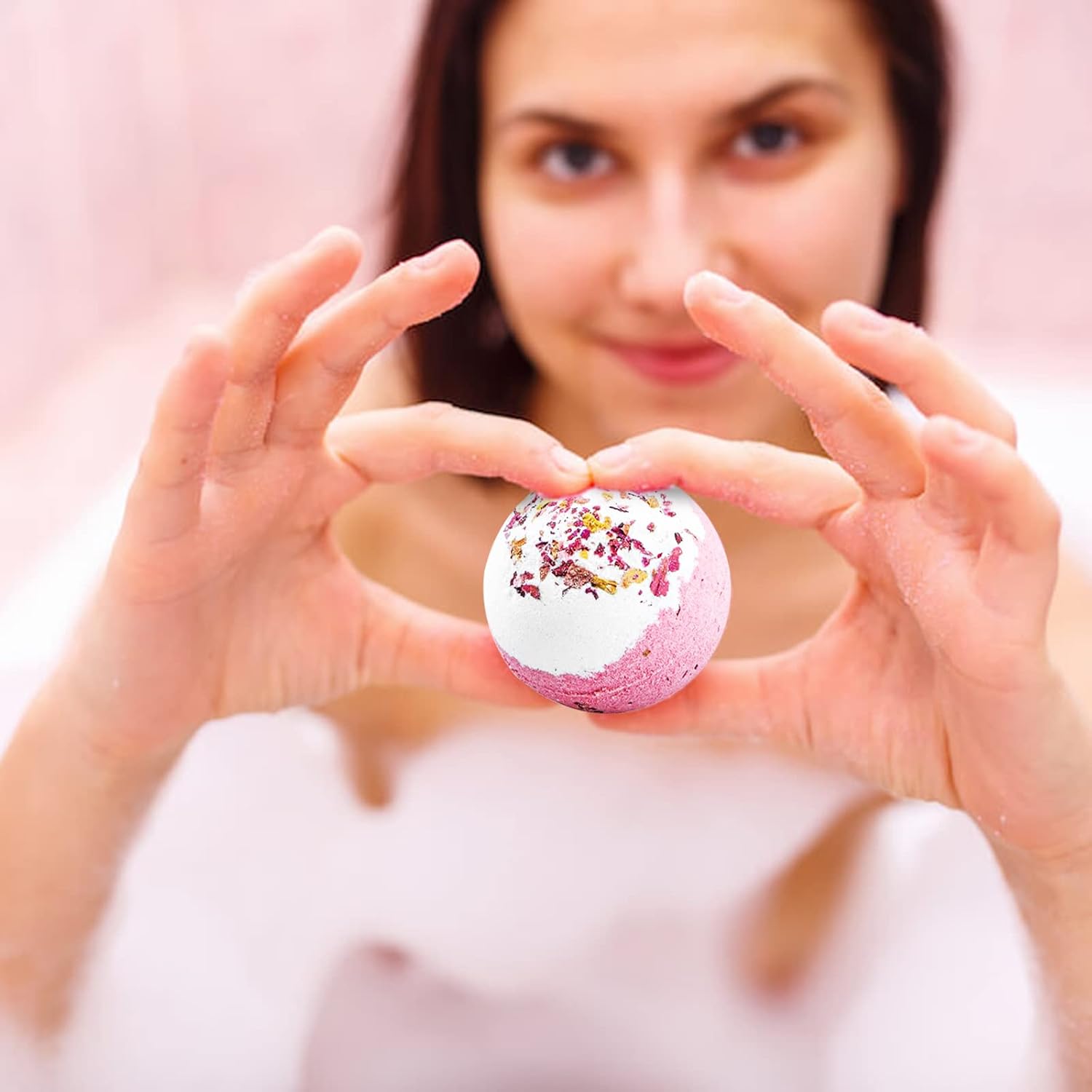 12Pcs Bath Bombs Gift Set, Fizzy Bubble Organic Bath Bomb for Kids Women Men, Handmade Natural Vegan Bath Bomb with Different Organic Essential Oils, Perfect for Bubble and Spa Bath - Image 6