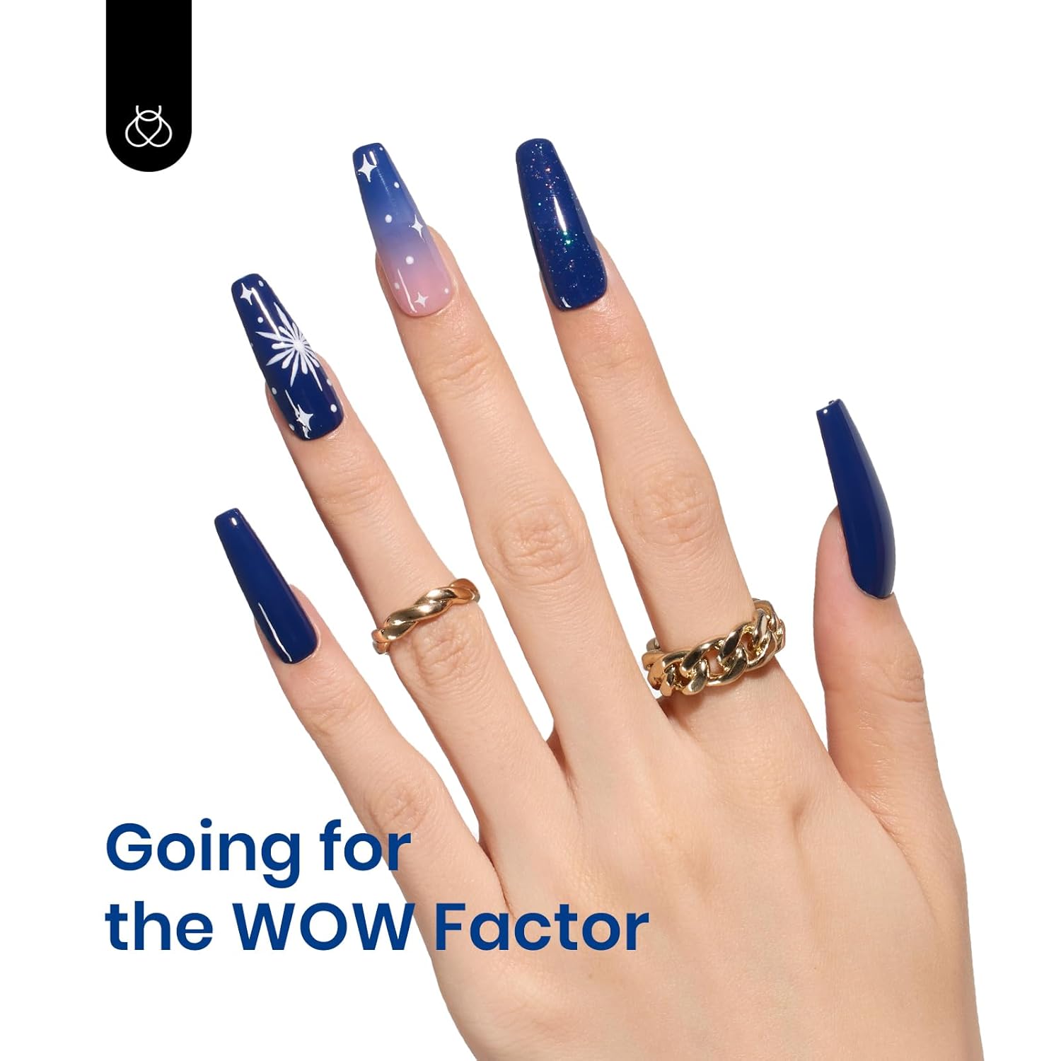 Beetles Gel Nail Polish 15 ml Midnight Navy Blue Solid Dark Blue Deep Color Soak Off LED UV Lamp DIY Decoration Manicure Art Design Salon at Home Gel Nail Gifts for Her - Image 3