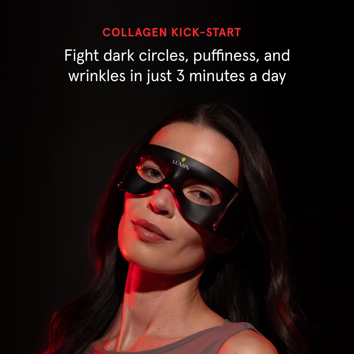 Luminator LED Eye Mask for Men and Women Skincare - Anti-Aging, Boost Collagen, Reduce Dark Circles & Wrinkles, Red Light Therapy for Under-Eye Treatment & Rejuvenation - Only 3 Minutes a Day - Image 7