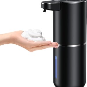 Automatic Foaming Soap Dispenser Foaming Hand Sanitizer Touchless Soap Dispenser Rechargeable with Sensor for Bathroom Kitchen 13.5oz/380ml