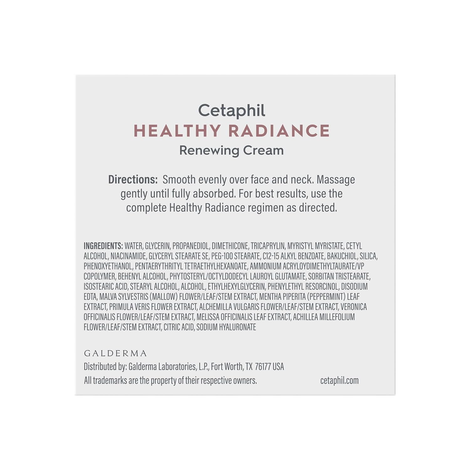Cetaphil Healthy Radiance Gentle Exfoliating Cleanser, Reduces Look of Dark Spots and Hyperpigmentation 4.2 Oz + Cetaphil Healthy Radiance Renewing Face Cream, Reduces Look of Dark Spots 1.7 Oz - Image 9