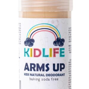 KIDLIFE by KJ3 ESSENTIALS Arm's Up Natural & Organic Kids Aluminium Free deodorant (Citrus- Baking Soda Free) 2.5 oz