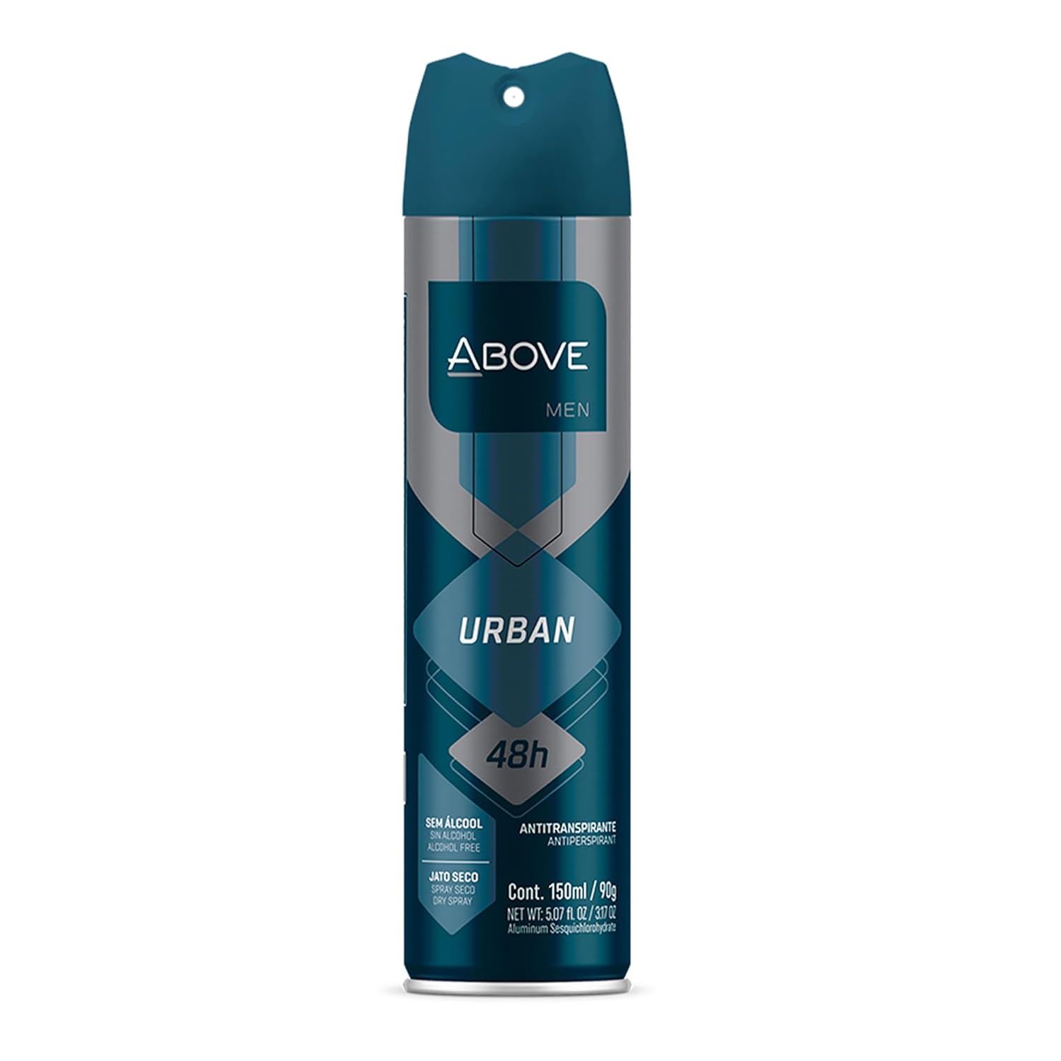 ABOVE 48 Hours Antiperspirant Deodorant, Urban, 3.17 oz - Dry Spray Deodorant for Men - Citrus Scent - Antiperspirant Spray - No Stain - Cruelty-Free