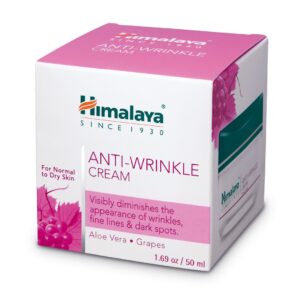 Himalaya Anti-Wrinkle Cream for Reducing Wrinkles, Fine Lines and Dark Spots, Moisturizes and Repairs, 1.69 oz (50ml)