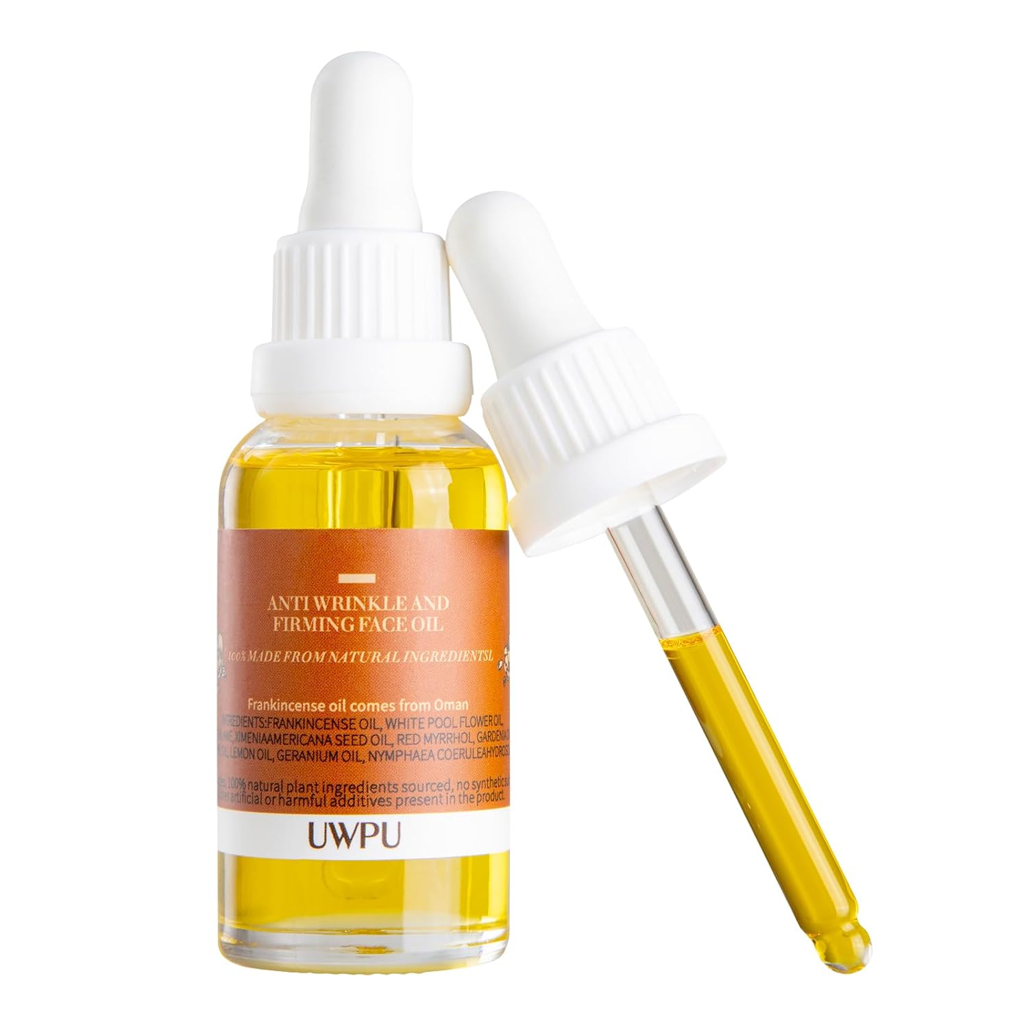 UWPU-Frankincense Oil| Frankincense Oil For Face| Reduce Wrinkles| Fine Lines & Signs of Aging| Gentle Skincare for Day & Night| cold extracted facial oil| deeply nourish& revitalize the skin