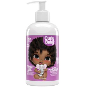 Curly Moisturizing Smoothie - Leave-In Moisturizer & Conditioner for Hydrated, Soft, and Defined Curls - Hypoallergenic, Dermatologist-Tested, Cruelty-Free Hair Care for Kids - 8 oz