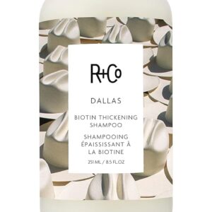 R+Co Dallas Thickening Shampoo | Biotin for Hair Growth, Thickening, + Strengthening | Vegan + Cruelty-Free |