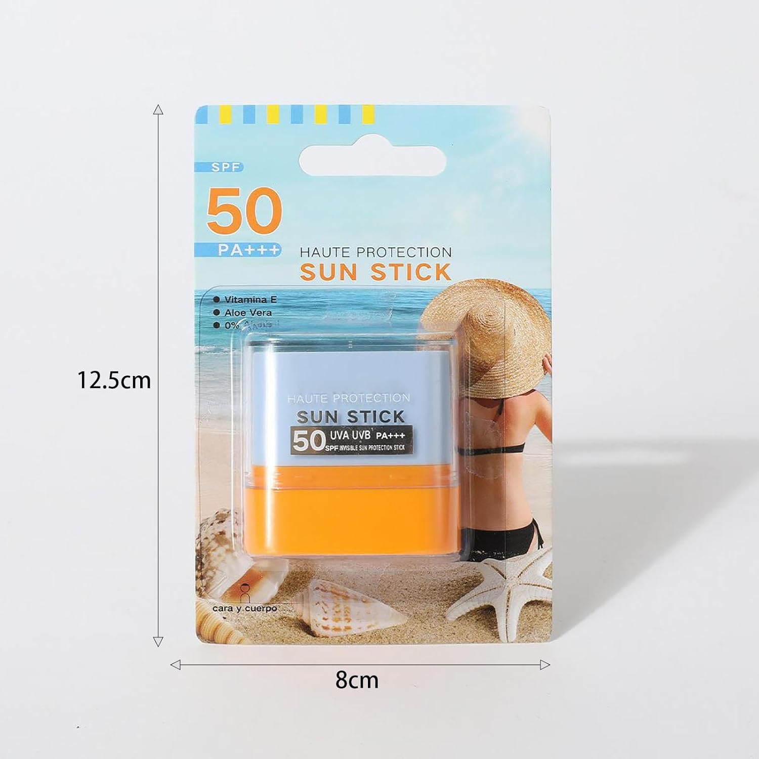 Travel Size Face and Body Sunscreen Stick SPF50 PA+++ Hydrating Moisturizing Cream 1 oz - Image 4