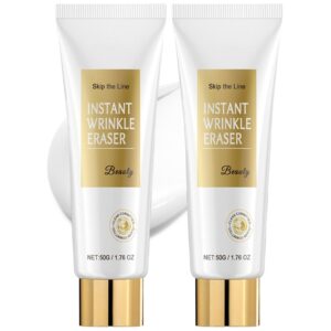 Skip The Line Instant Wrinkle Eraser, Skin Firming Cream, Instant Wrinkle Remover Serum, Anti-Wrinkle Anti-Aging Eye Cream for Face and Body (2)