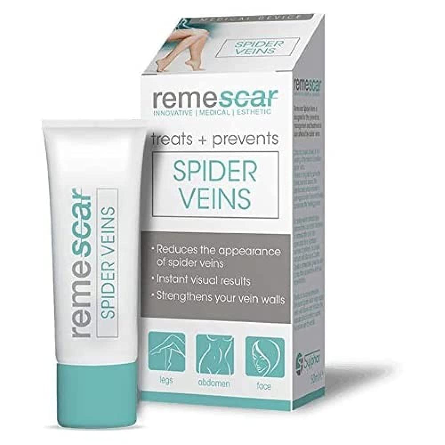 Spider Veins Treatment - Spider Vein Cream for Legs, Abdomen & Face - Thread Vein Prevention Cream for Men & Women - Spider Vein Reduction Treatment - Instant Results