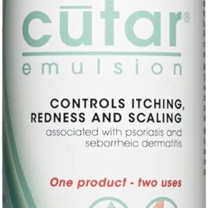 Emulsion Cream - Coal Tar Lotion for Relief from Eczema, Psoriasis, and Dermatitis - Helps Soothe Itchy Flaky Skin, Redness, Dryness, and Inflammation