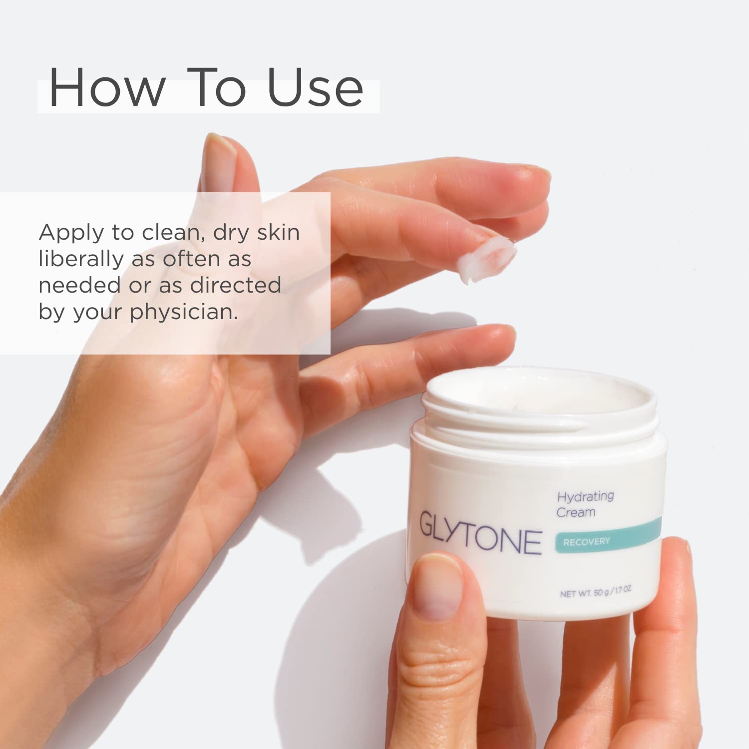 Glytone Hydrating cream | Face Moisturizer Cream for Women with Glycerin & Sorbitol | Soothes Dry, Sensitive Skin | Anti Aging Hydrating Face Moisturizer | Non Comedogenic |1.7 fl. Oz. - Image 4