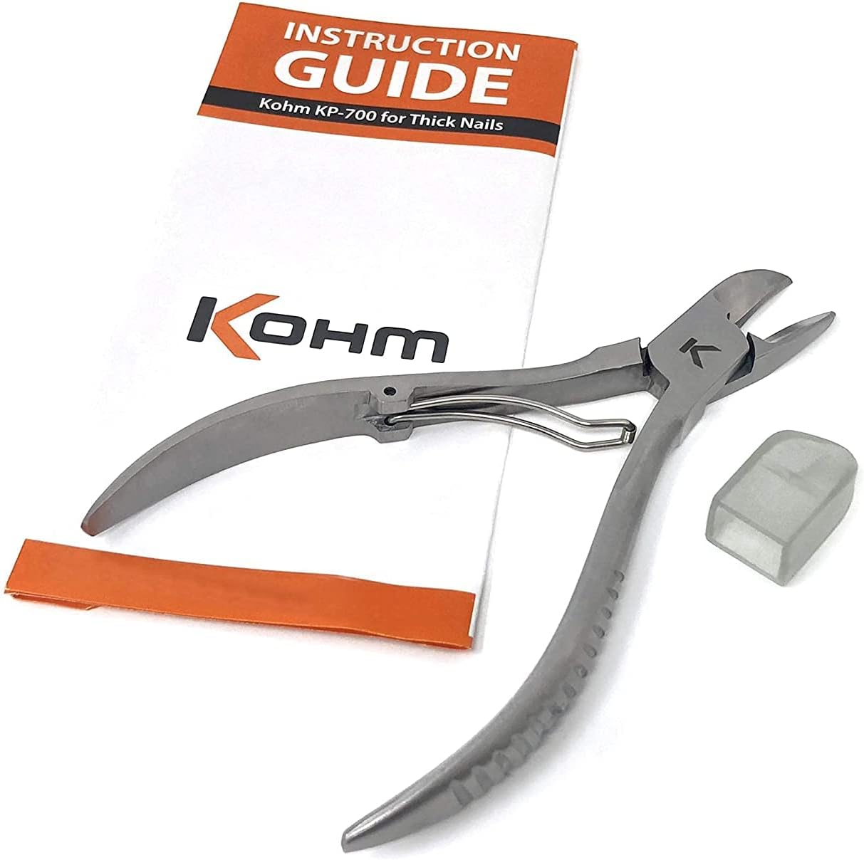 Kohm Toenail Clippers | Super Control & Wide Jaws – Precision Stainless Steel Nail Nippers for Thick & Ingrown Nails | Podiatrist-Recommended Toe Nail Cutter - Image 4