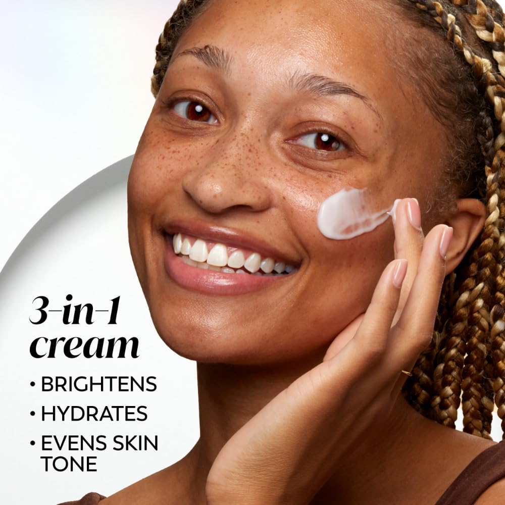 Olay Bright & Even Vitamin C Face Moisturizer with Lactic Acid, 2 oz Eco-Friendly Jar - Image 9